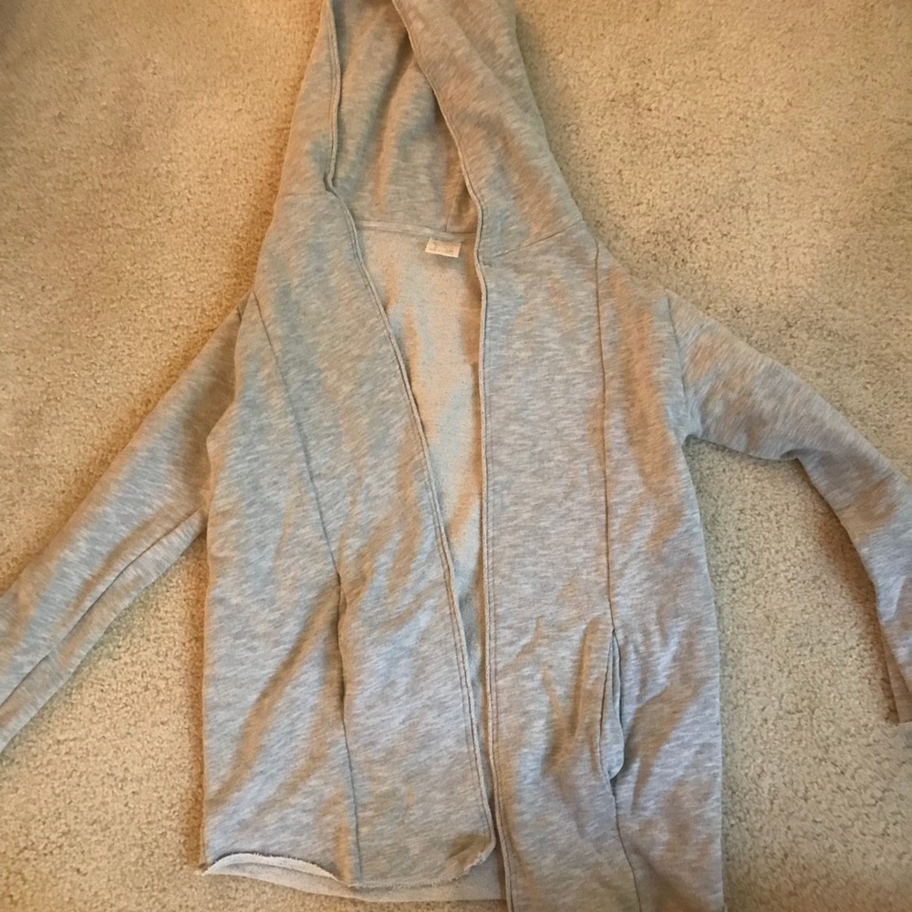 Gray cardigan
